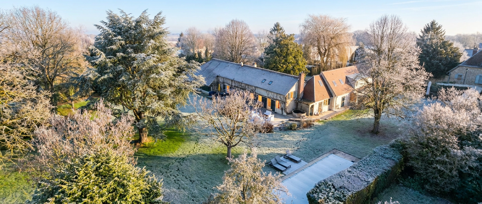 Bergerie de charme avec piscine