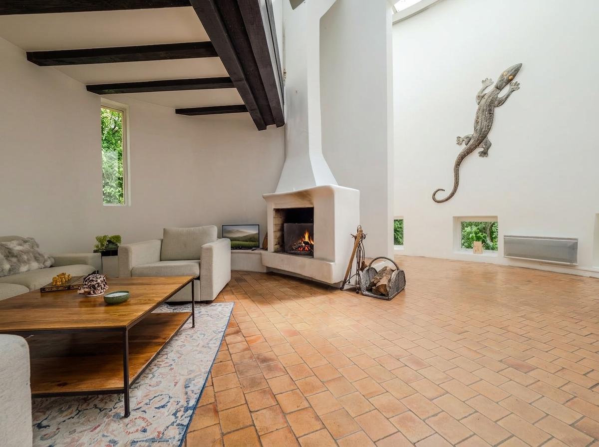 Maison de campagne normande avec piscine chauffée